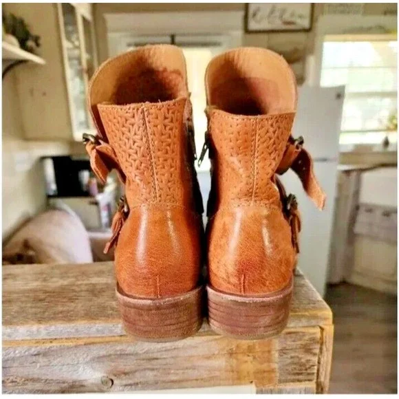 Soft Leather Baywood Womens Ankle Brown Boots Size 7M - Picture 5 of 11